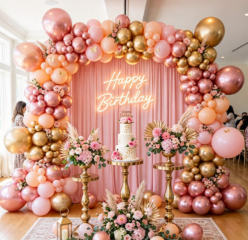 Birthday Party Decoration Setup