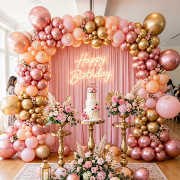 Birthday Party Decoration Setup
