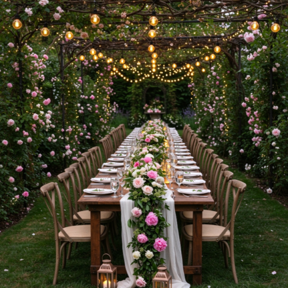 Garden Party Scene Arrangement