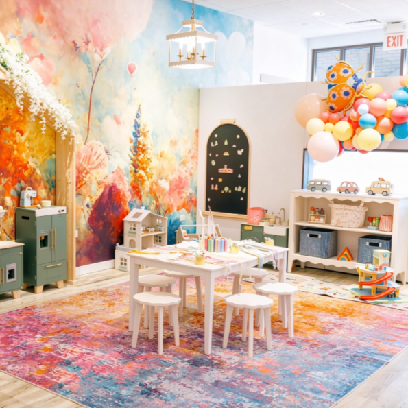 Children's Party Activity Space Setup