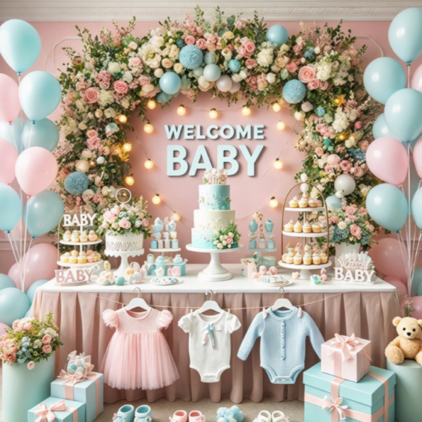 Baby Shower Celebration Setup